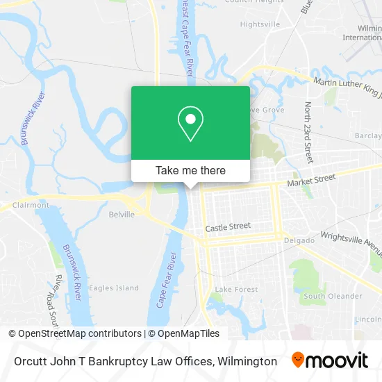 Orcutt John T Bankruptcy Law Offices map