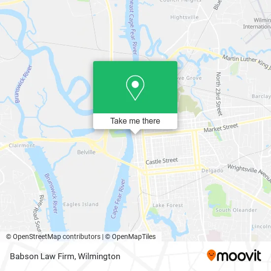 Babson Law Firm map