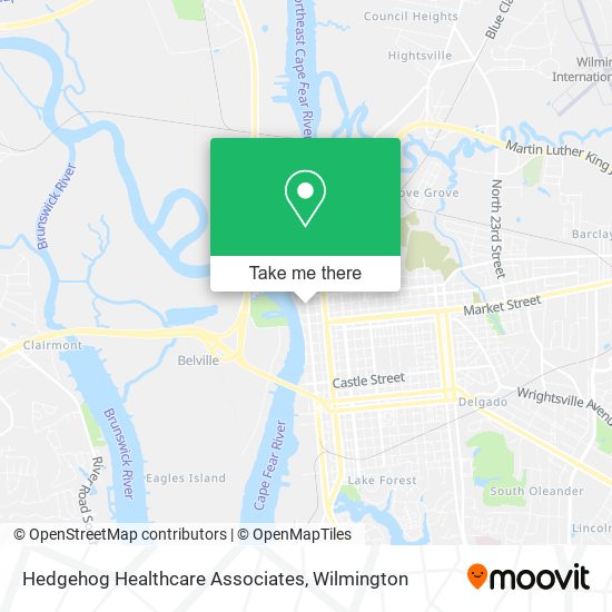 Hedgehog Healthcare Associates map