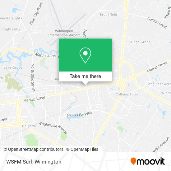 WSFM Surf map