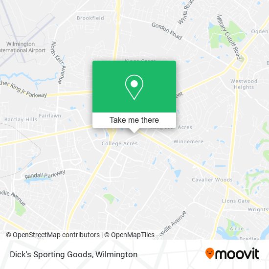 Dick's Sporting Goods map