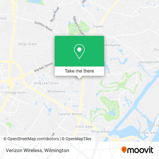 Mapa de Verizon Wireless