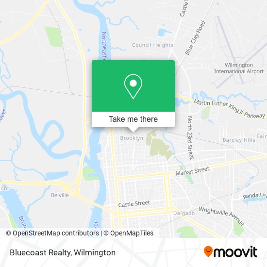 Bluecoast Realty map