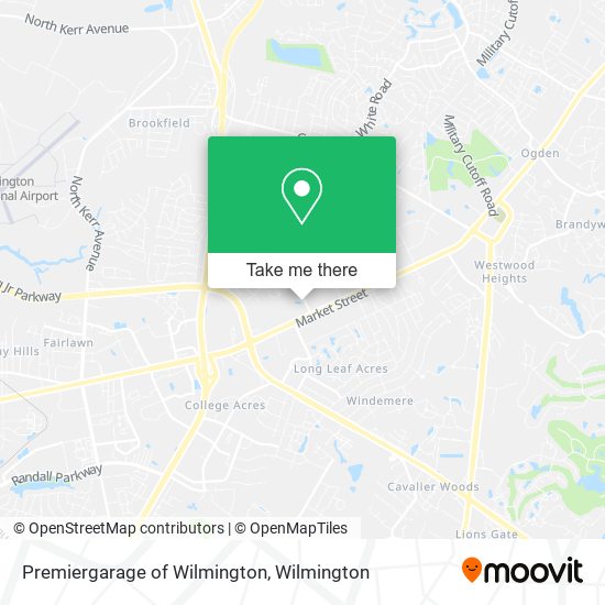 Mapa de Premiergarage of Wilmington