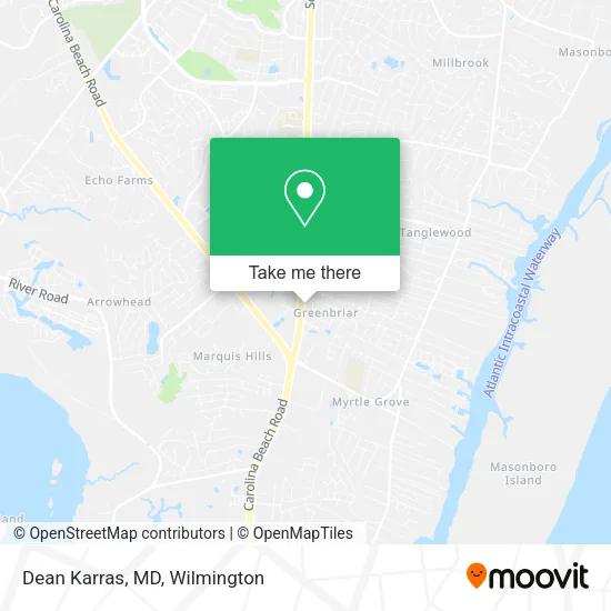 Mapa de Dean Karras, MD