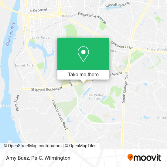 Mapa de Amy Baez, Pa-C