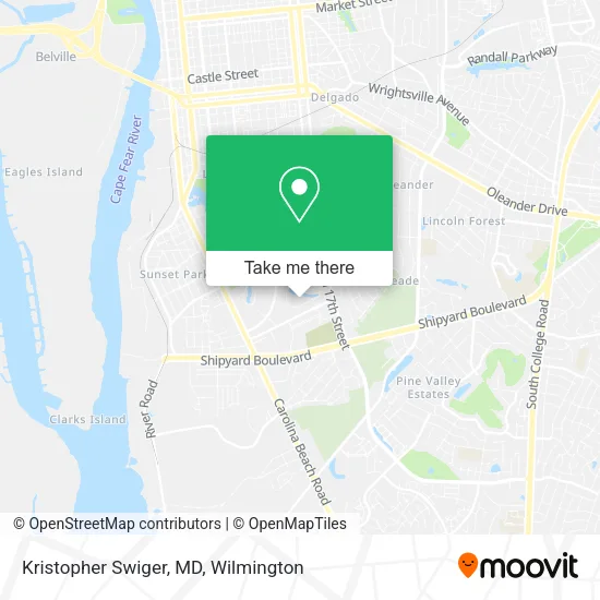 Kristopher Swiger, MD map