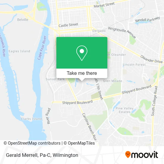 Gerald Merrell, Pa-C map