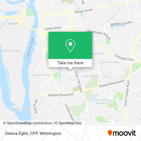Geena Eglin, CPP map
