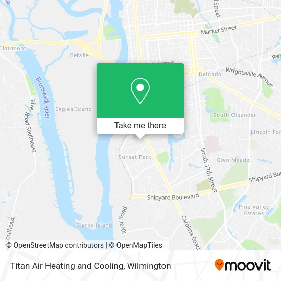 Titan Air Heating and Cooling map