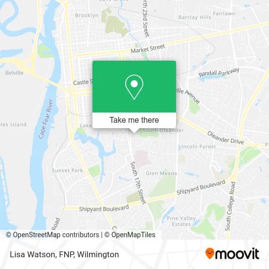Mapa de Lisa Watson, FNP