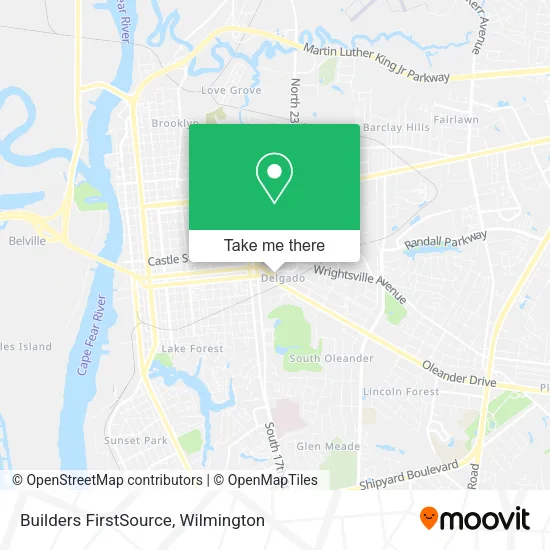 Builders FirstSource map