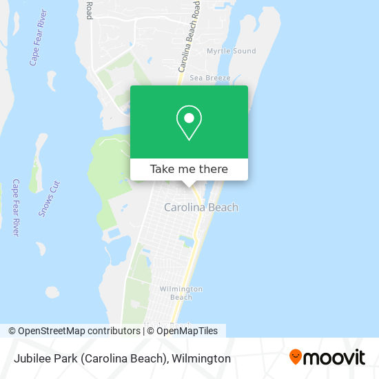 Mapa de Jubilee Park (Carolina Beach)
