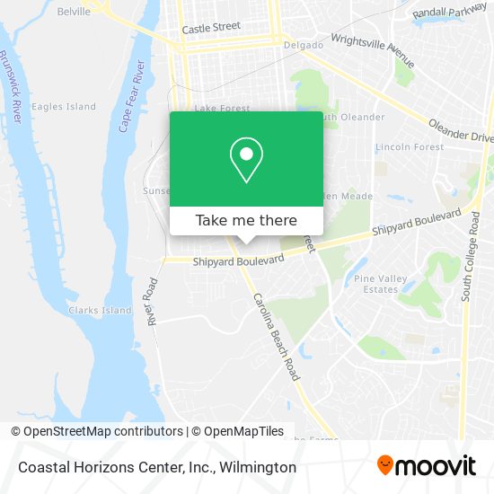 Mapa de Coastal Horizons Center, Inc.