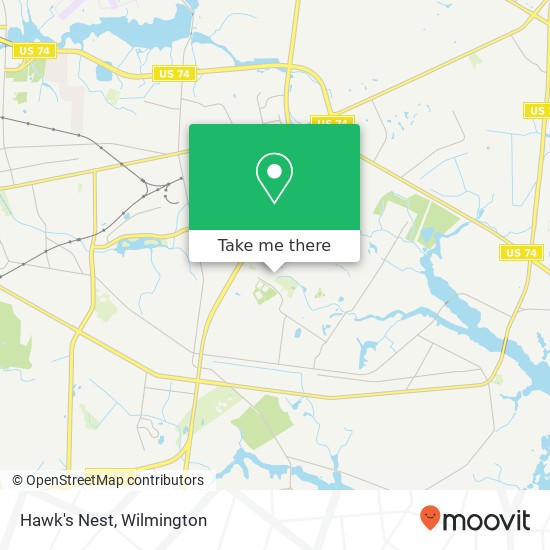 Hawk's Nest map