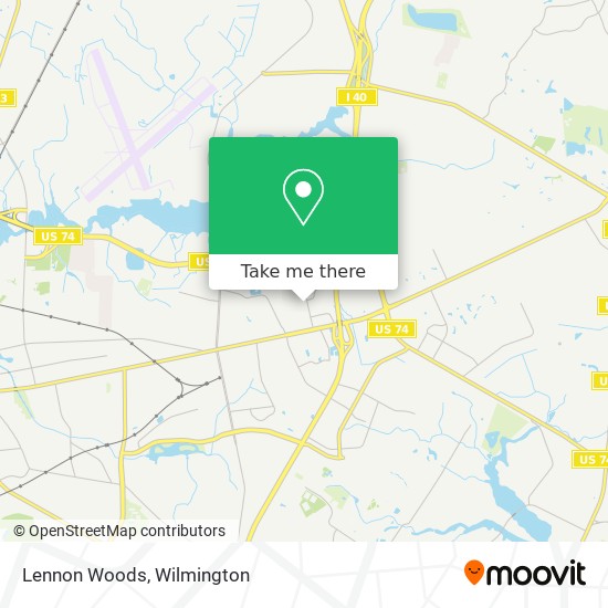 Mapa de Lennon Woods