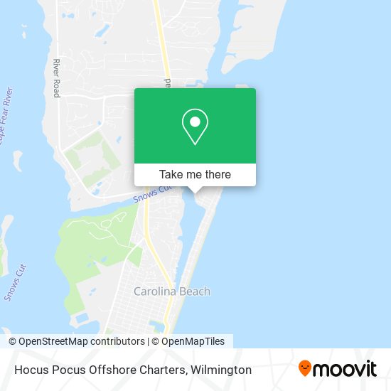 Hocus Pocus Offshore Charters map