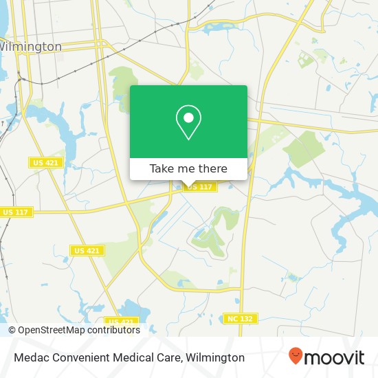 Medac Convenient Medical Care map