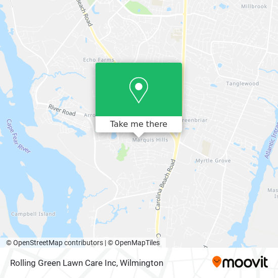 Rolling Green Lawn Care Inc map