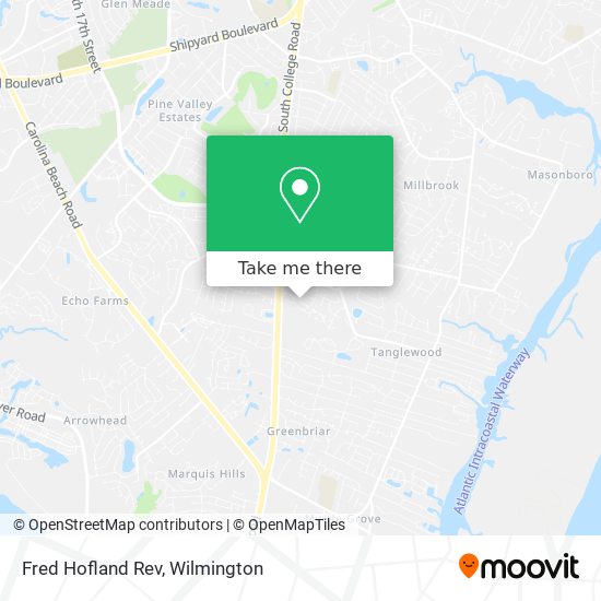 Fred Hofland Rev map