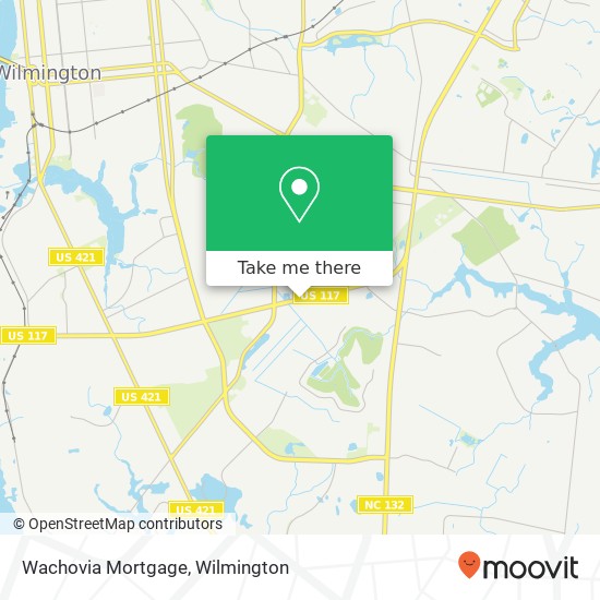 Wachovia Mortgage map