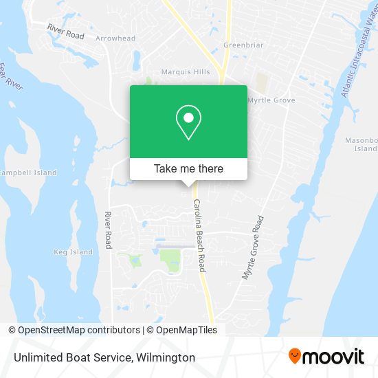 Unlimited Boat Service map