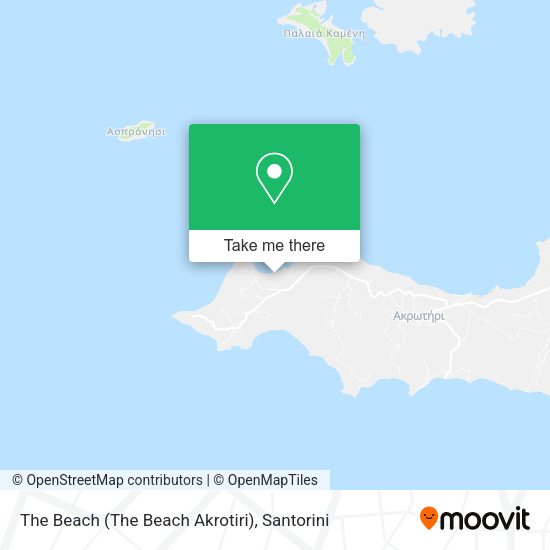 The Beach (The Beach Akrotiri) map