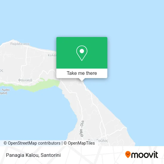Panagia Kalou map