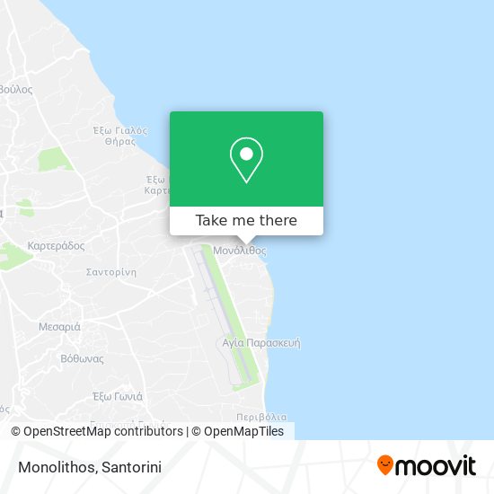 Monolithos map