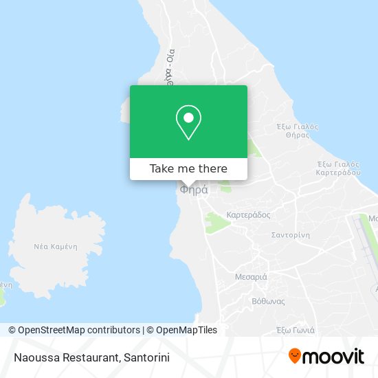Naoussa Restaurant map