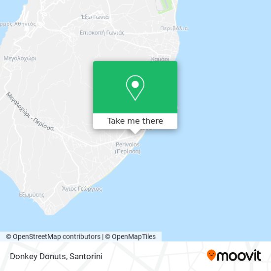 Donkey Donuts map