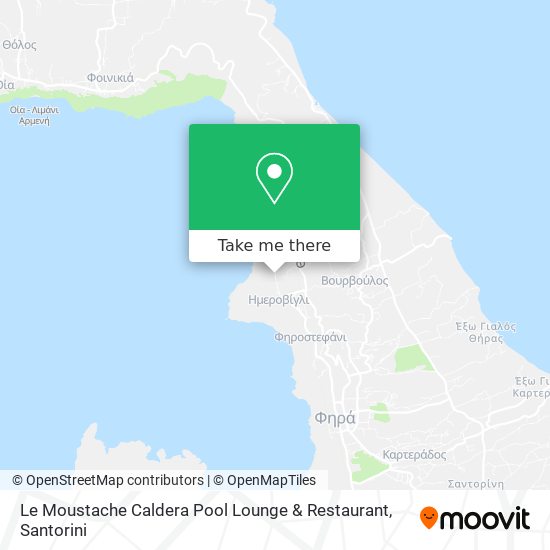Le Moustache Caldera Pool Lounge & Restaurant map