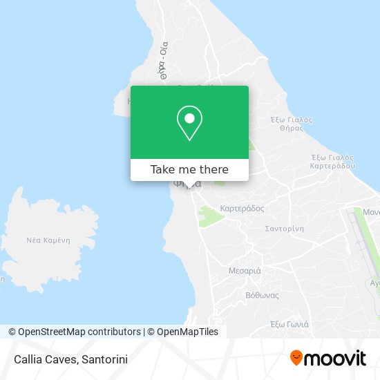 Callia Caves map
