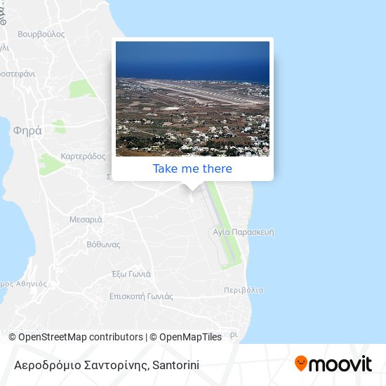 Αεροδρόμιο Σαντορίνης map