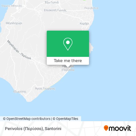 Perivolos (Περίσσα) map