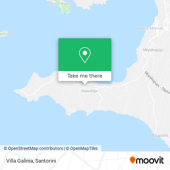 Villa Galinia map