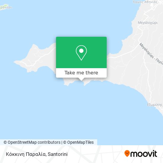 Κόκκινη Παραλία map