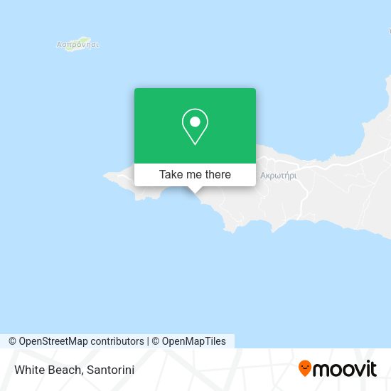 White Beach map
