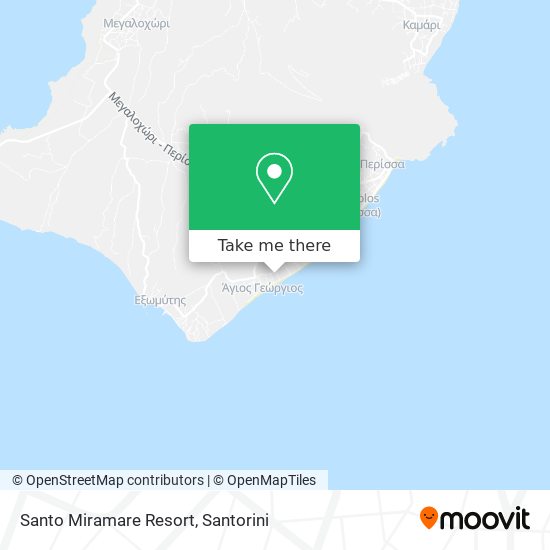 Santo Miramare Resort map