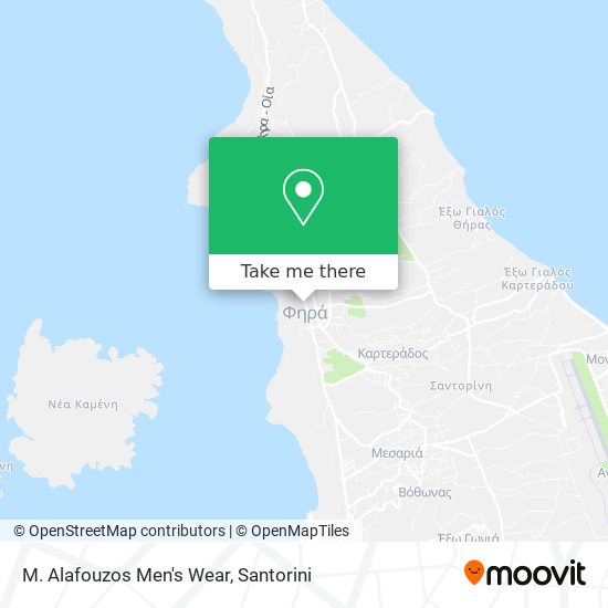 M. Alafouzos Men's Wear map