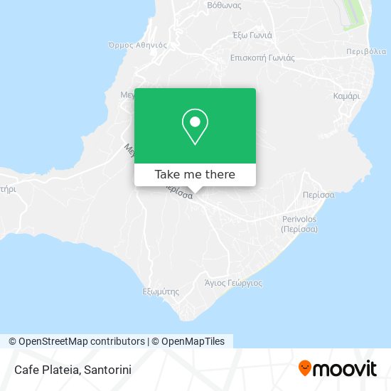 Cafe Plateia map