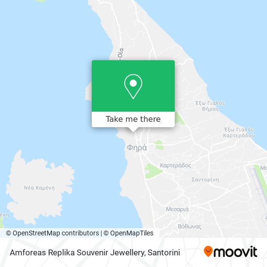 Amforeas Replika Souvenir Jewellery map