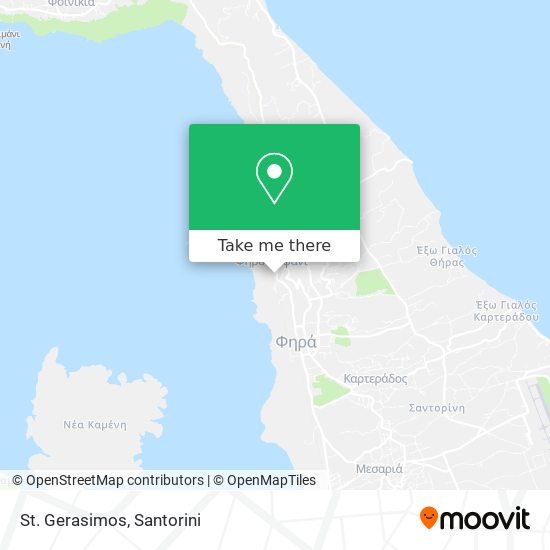 St. Gerasimos map