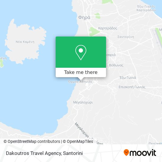 Dakoutros Travel Agency map