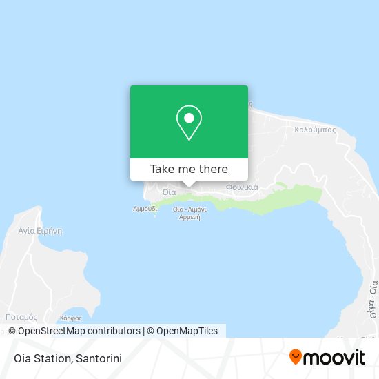 Oia Station map