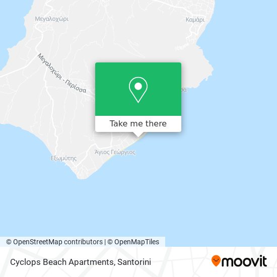 Cyclops Beach Apartments map