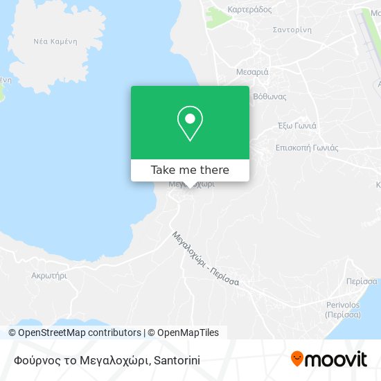 Φούρνος το Μεγαλοχώρι map
