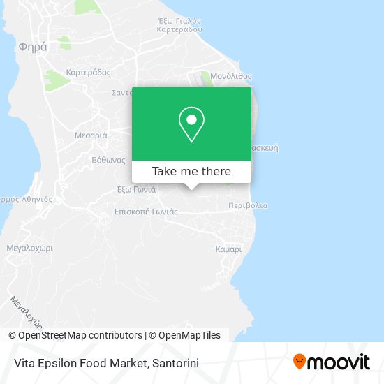 Vita Epsilon Food Market map