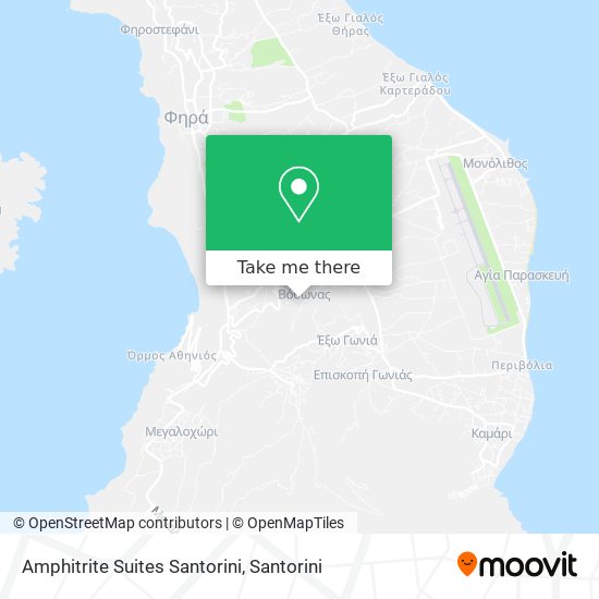 Amphitrite Suites Santorini map