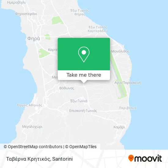 Ταβέρνα Κρητικός map